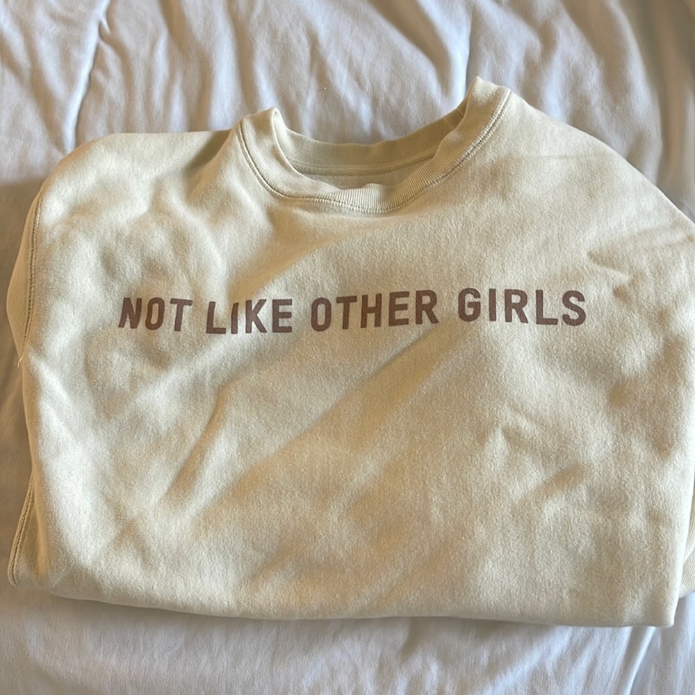 Claudia Oshry Not Like Other Girls Pullover
